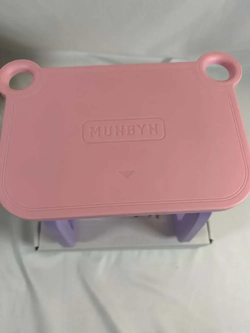 MUNBYN Hot Pink & Purple Label Roll Holder